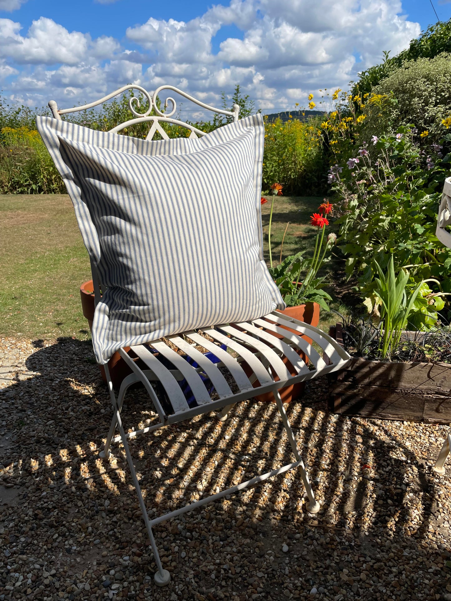 Ticking Airforce Cushion