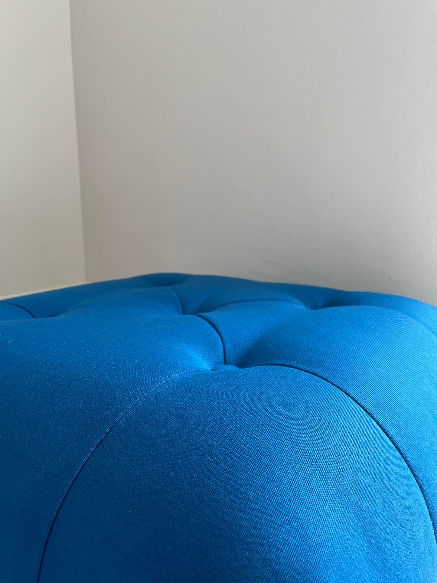 Peacock Blue Footstool